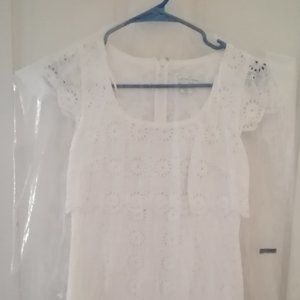 Jessica Simpson Dress White Bride Bridesmaid Size 2